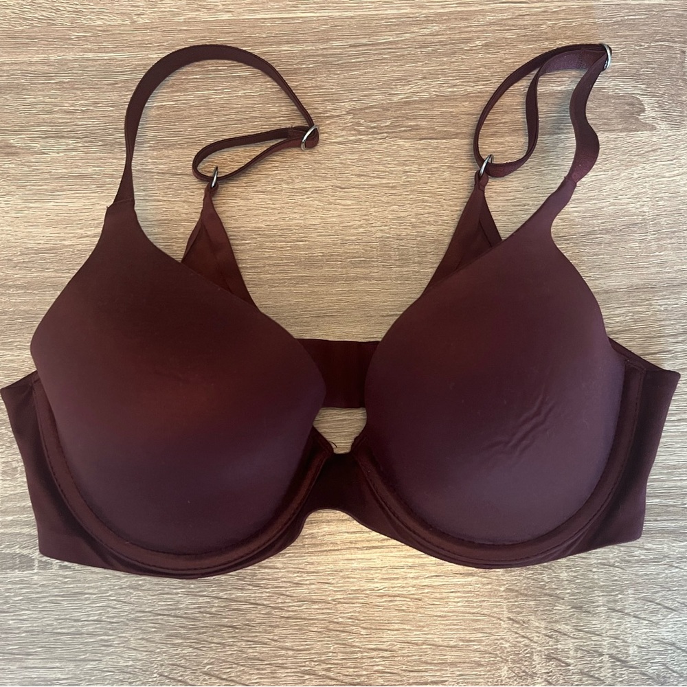 Aerie Women's Deep Brown/burgundy Bra